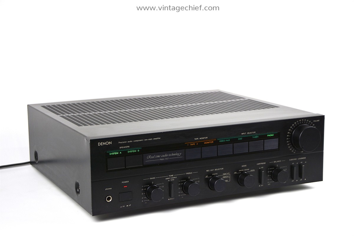High End Vintage Denon PMA-757 Amplifier | Serviced | 2 x 80 High End Vintage Denon PMA-757 Amplifier | Serviced | 2 x 80
