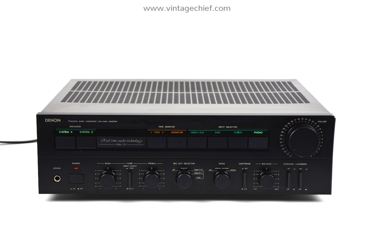 High End Vintage Denon PMA-757 Amplifier | Serviced | 2 x 80