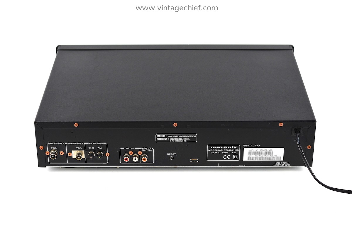 Black Marantz ST6000 FM AM RDS Tuner + Manual | Marantz ST