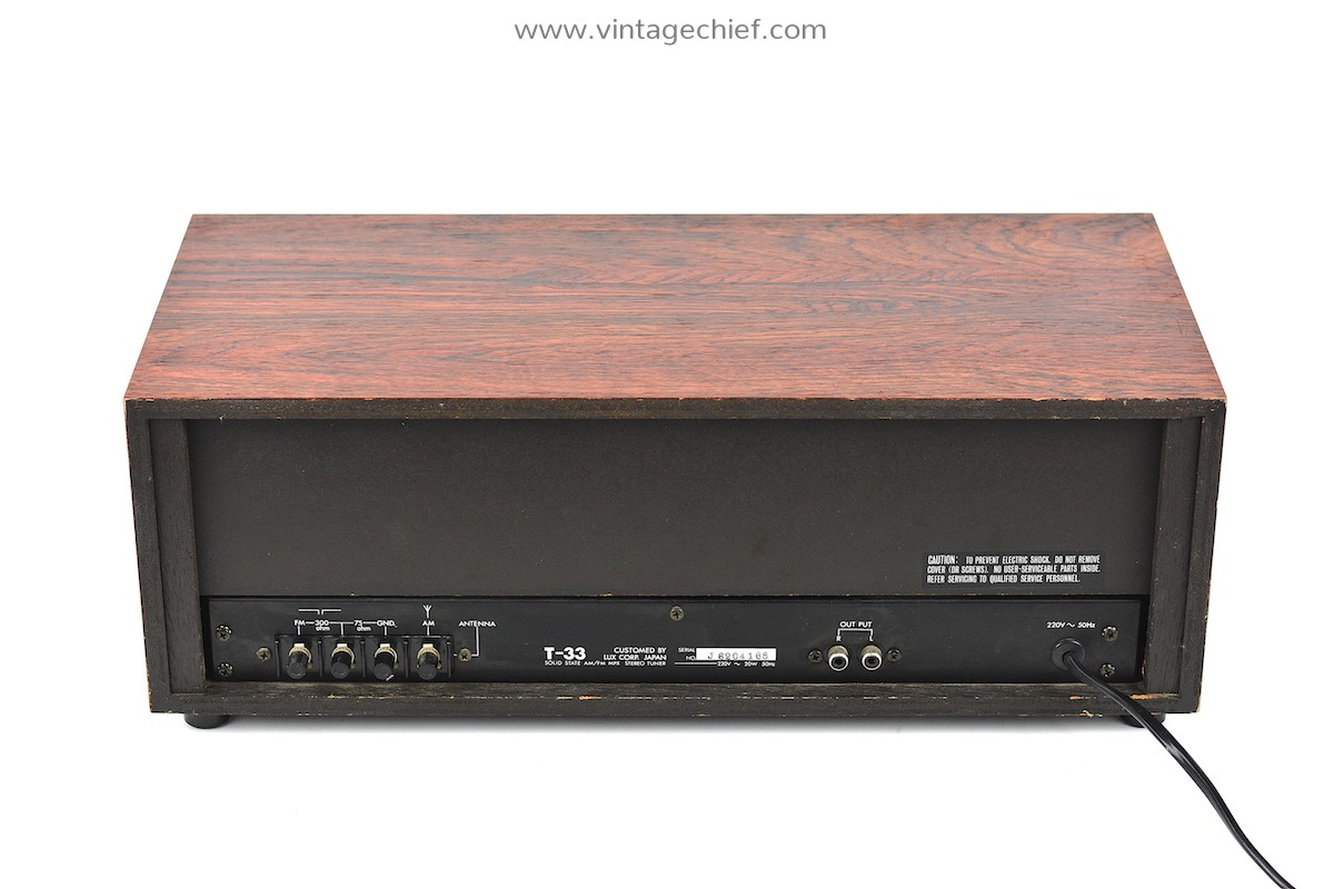 【動作確認済み】AM/FMチューナー LUXMAN T-33 昭和レトロ 動作確認済み】AM/FMチューナー LUXMAN T-33 昭和レトロ - メルカリ