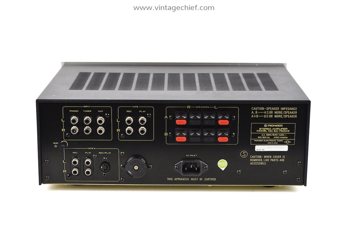 Pioneer SA-7500 II Integrated Stereo Amplifier | Phono