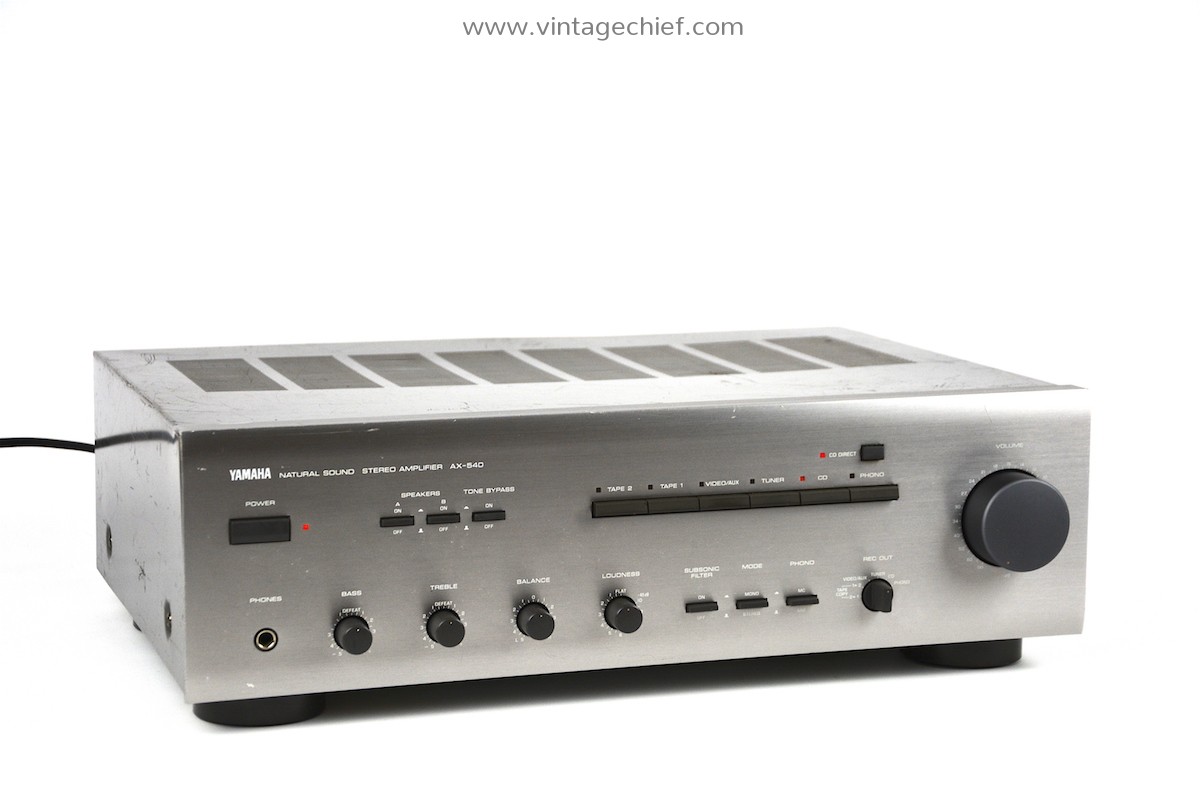 Titanium Yamaha AX-540 Natural Sound Stereo Amplifier | 2 x 85