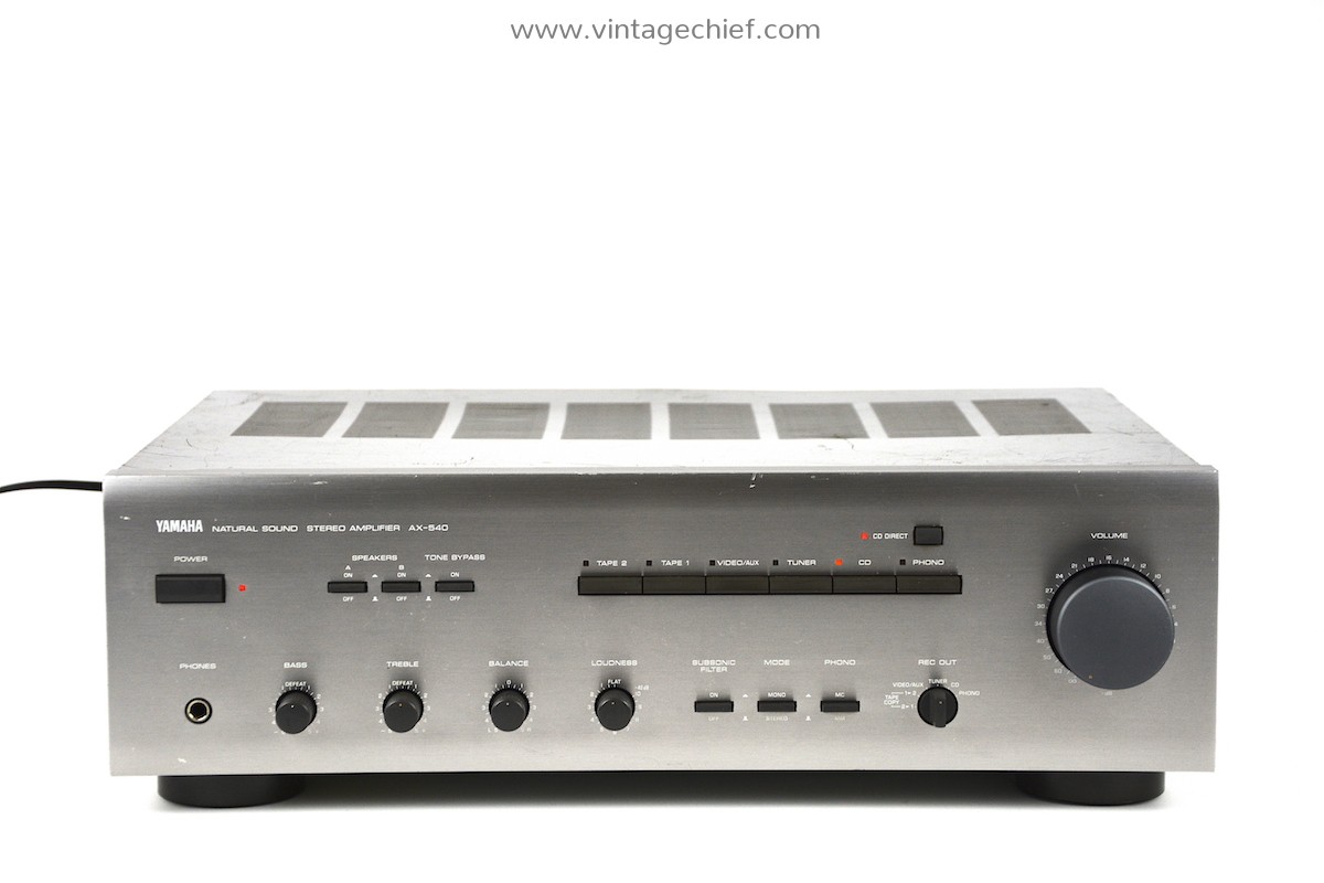 Titanium Yamaha AX-540 Natural Sound Stereo Amplifier | 2 x 85