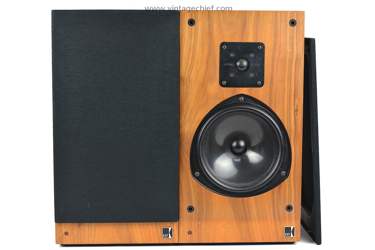 High End KEF Reference 103.2 Speakers | Matched Pair | Teak
