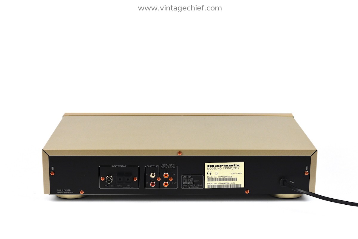 Marantz ST-65 FM AM RDS Tuner | Champagne | Radio | Presets