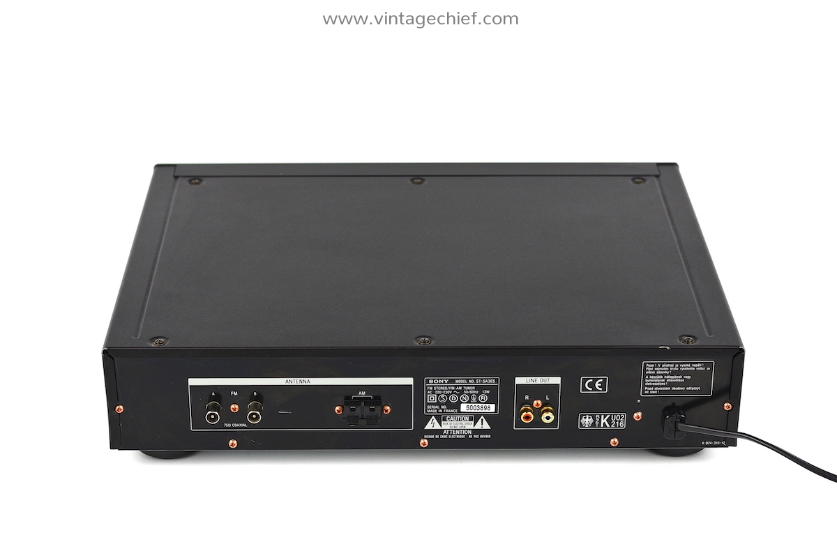 High End Sony ST-SA3ES FM AM Tuner | RDS | DB Meter | 30 Presets
