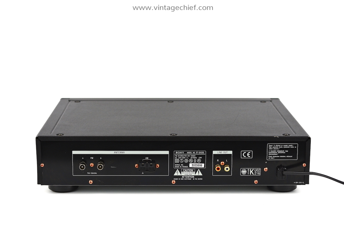 High End Sony ST-SA3ES FM AM Tuner | RDS | DB Meter | 30 Presets