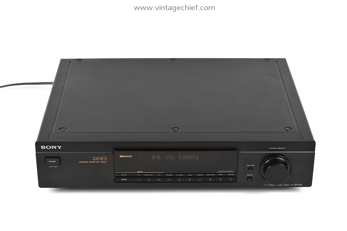 High End Sony ST-SA3ES FM AM Tuner | RDS | DB Meter | 30 Presets
