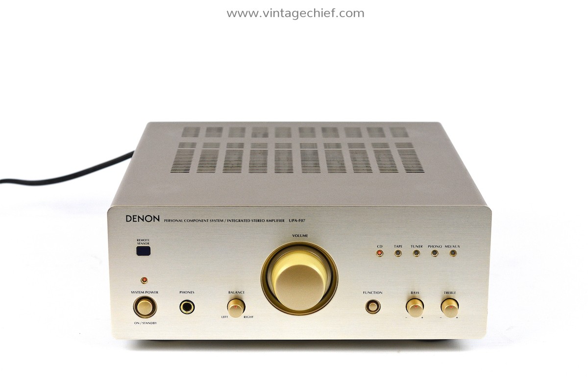 Denon UPA-F07 Amplifier | 2 x 40 Watt | Phono | Compact | Stereo | Audio  |HiFi