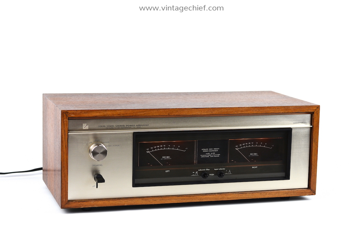 ラックスマン　LUXMAN　m-150 High End Luxman M-150 Power Amplifier | VU Meters | Wooden Case