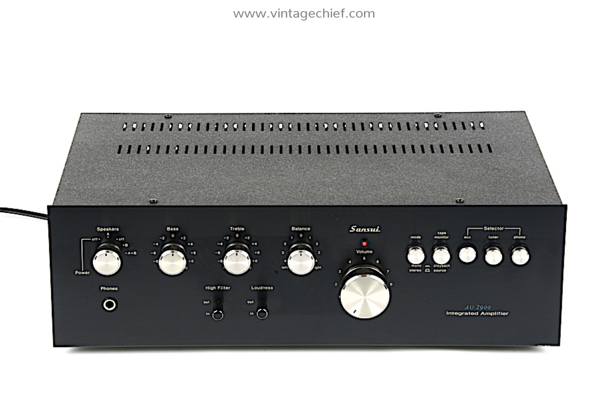 Sansui AU-2900 Amplifier | Phono | Stereo | Black | Sansui