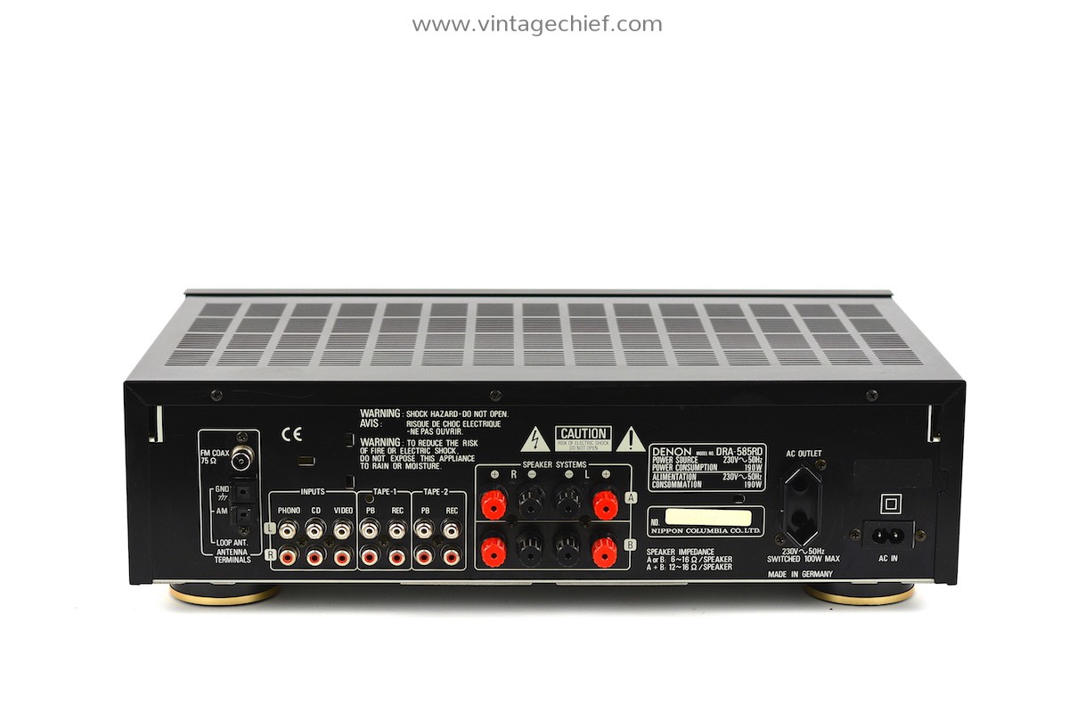 Denon DRA-585RD FM AM RDS Stereo Receiver | 2 x 65 Watt