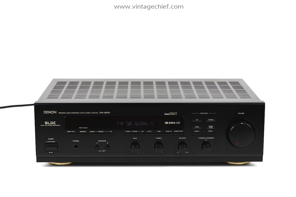 Denon DRA-585RD FM AM RDS Stereo Receiver | 2 x 65 Watt | Phono