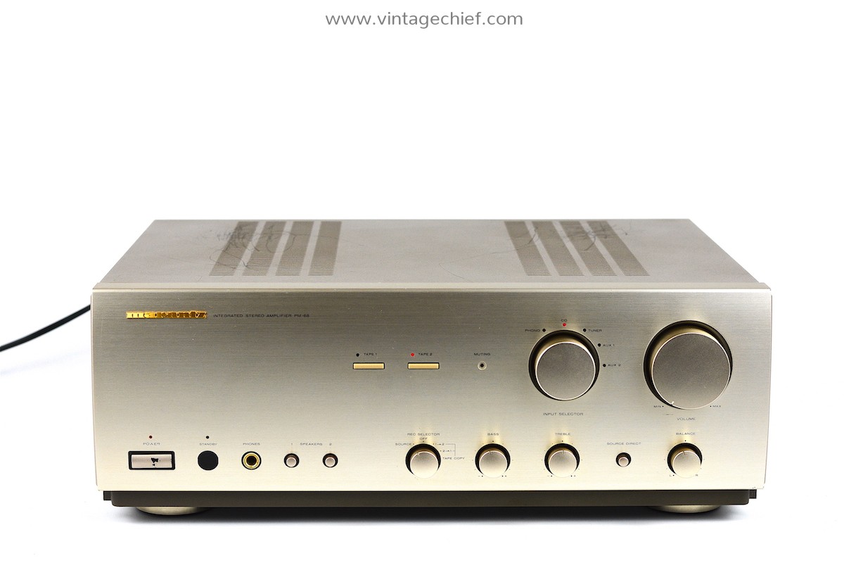 Serviced Audiophile Marantz PM-68 Amplifier | Champagne | Stereo