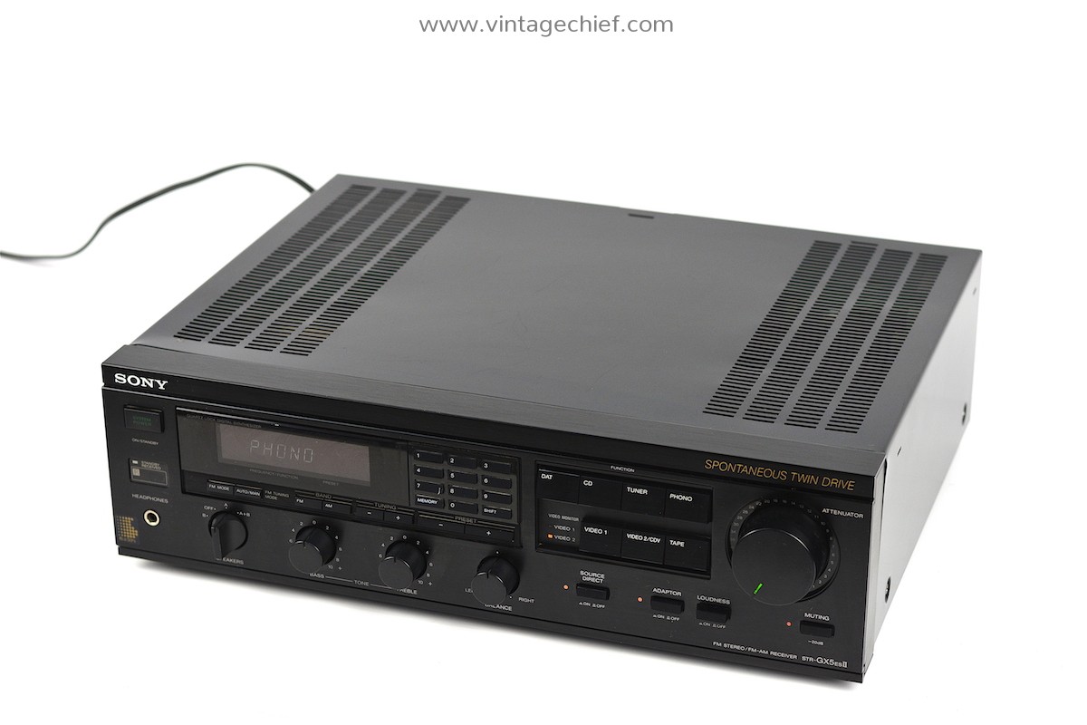 Audiophile Sony STR-GX5ESII Receiver | 2 x 80 Watt | Phono