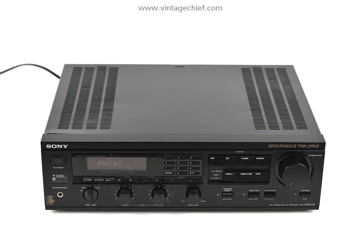 Audiophile Sony STR-GX5ESII Receiver | 2 x 80 Watt | Phono | Sony ES |  Stereo | Amplifier | Tuner