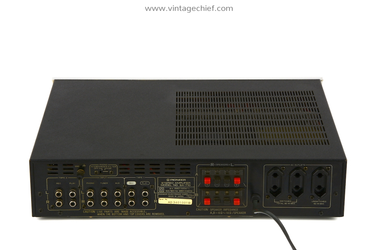 Pioneer SA-710 ステレオアンプ 楽天市場】ステレオプリメインアンプ 【中古】PIONEER