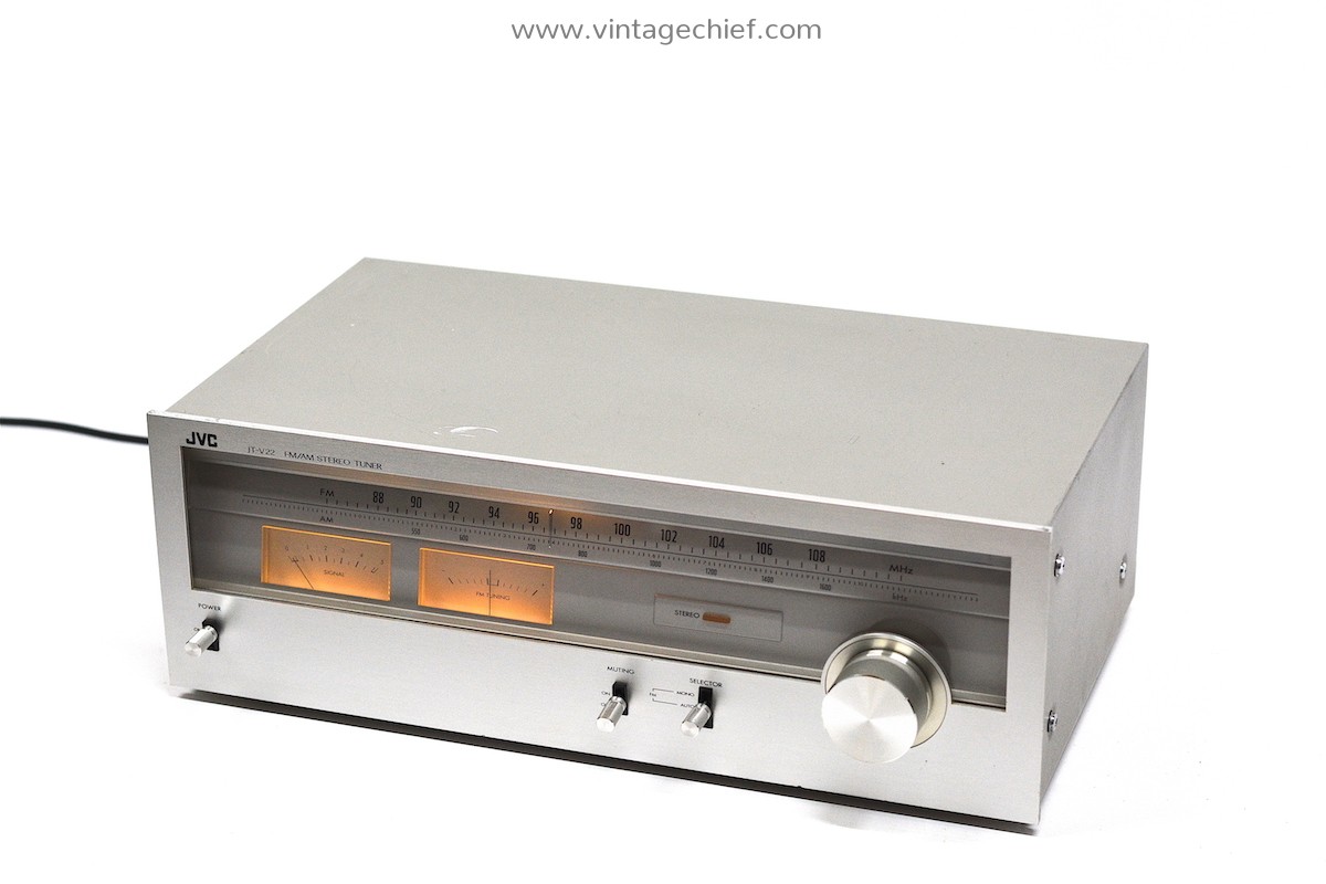Serviced JVC JT-V22 FM AM Tuner | Matches The JVC JA-S22, JA-S44, And  JA-S55 Amplifier | Vintage | Radio