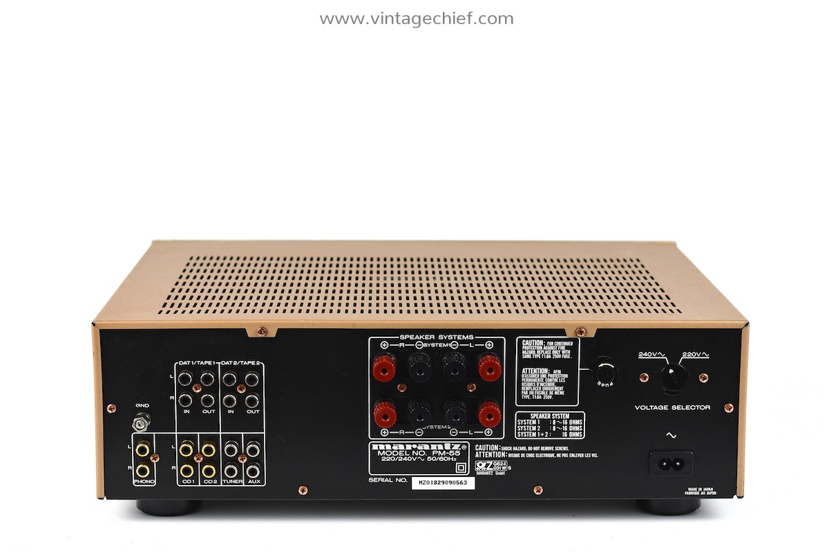 Marantz PM55 Amplifier Phono MM MC Champagne Vintage Stereo — free download
