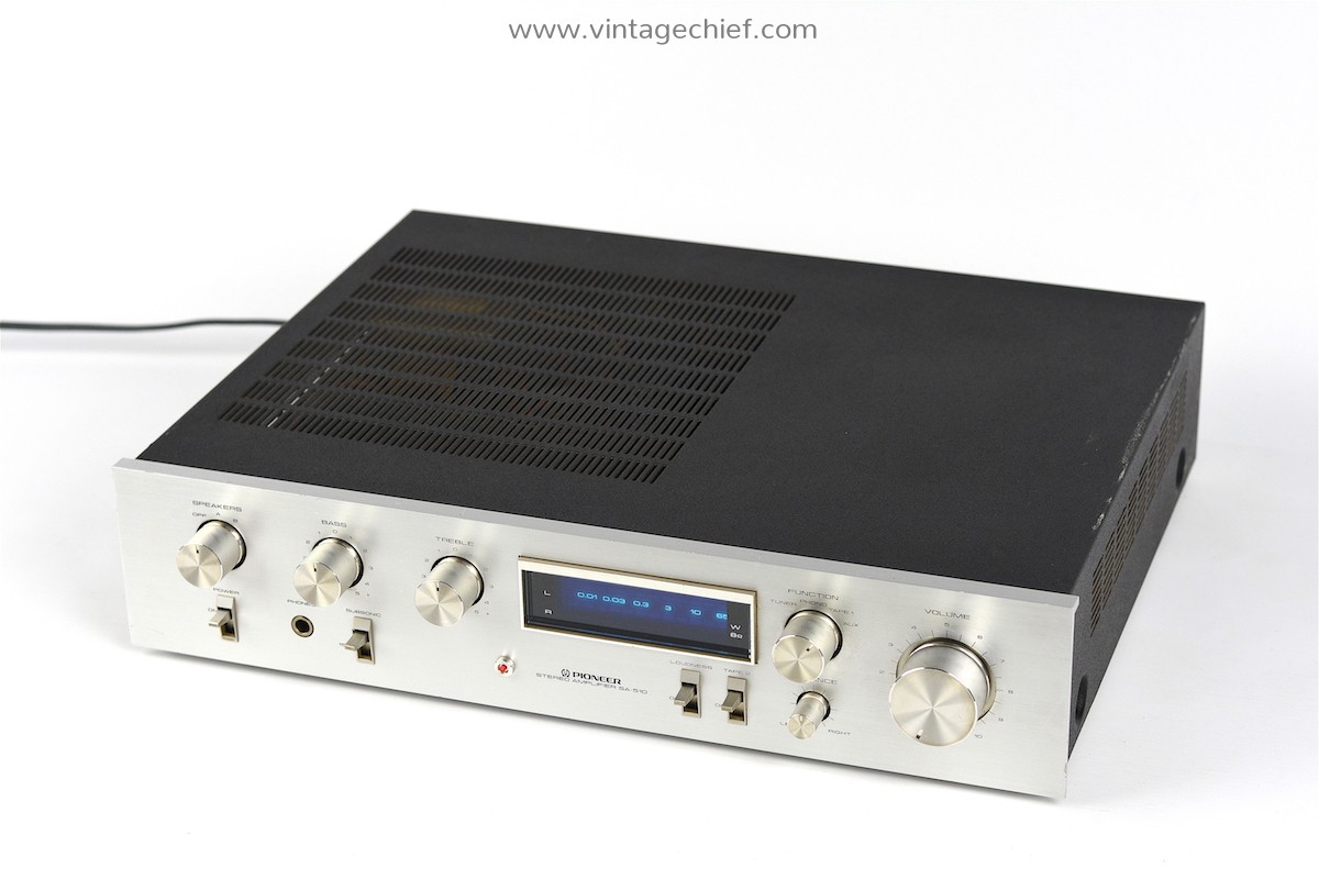 Vintage Pioneer SA510 Integrated Stereo Amplifier Phono Tone — free download