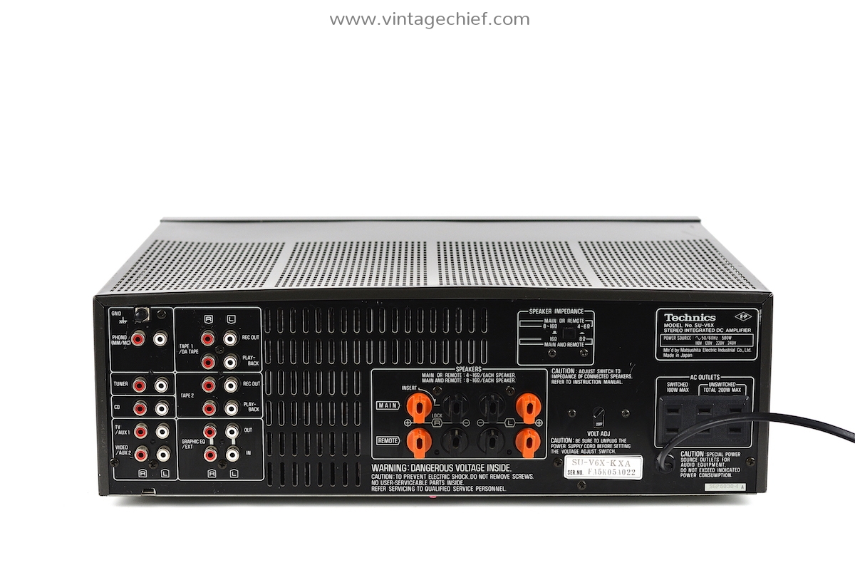 テクニクス　SU-V6X Technics SU-V6X Amplifier | Defective | For parts or repair
