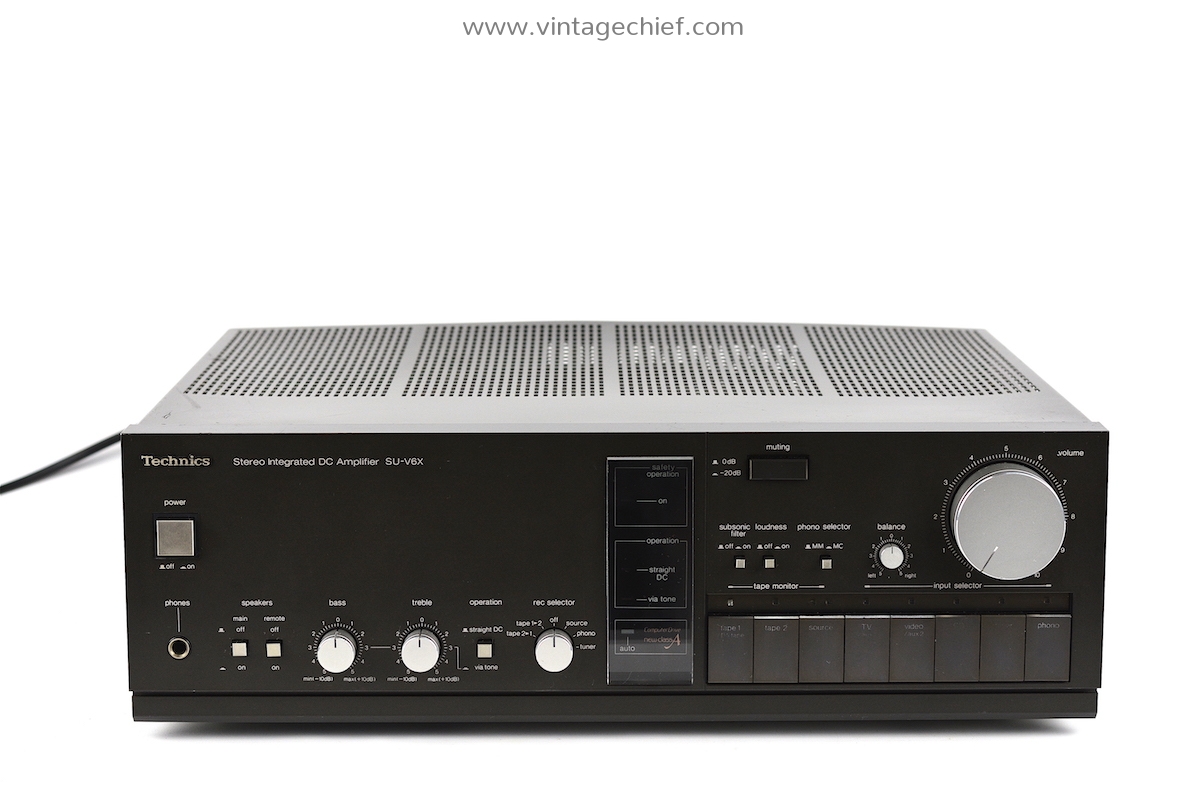 Technics SU-V6X Amplifier | Defective | For parts or repair | Stereo |  Vintage | Phono MM MC