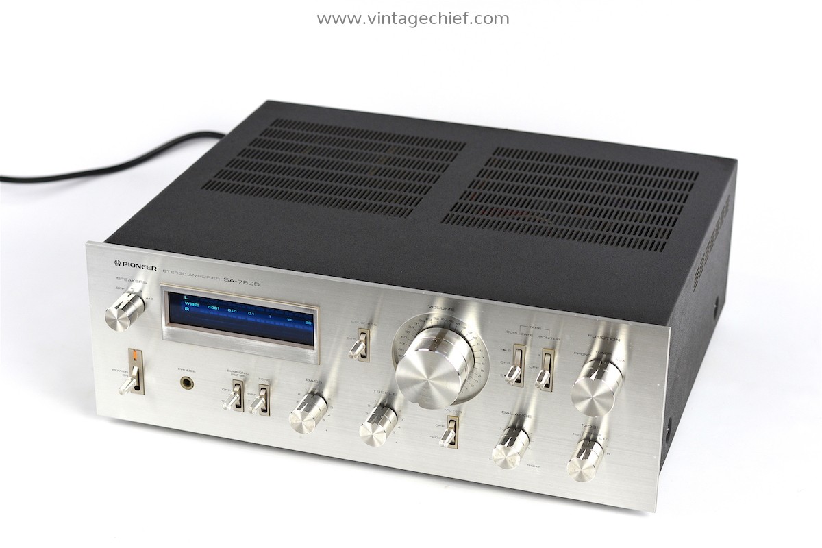 Vintage Pioneer SA-7800 Amplifier | Blue Line Series