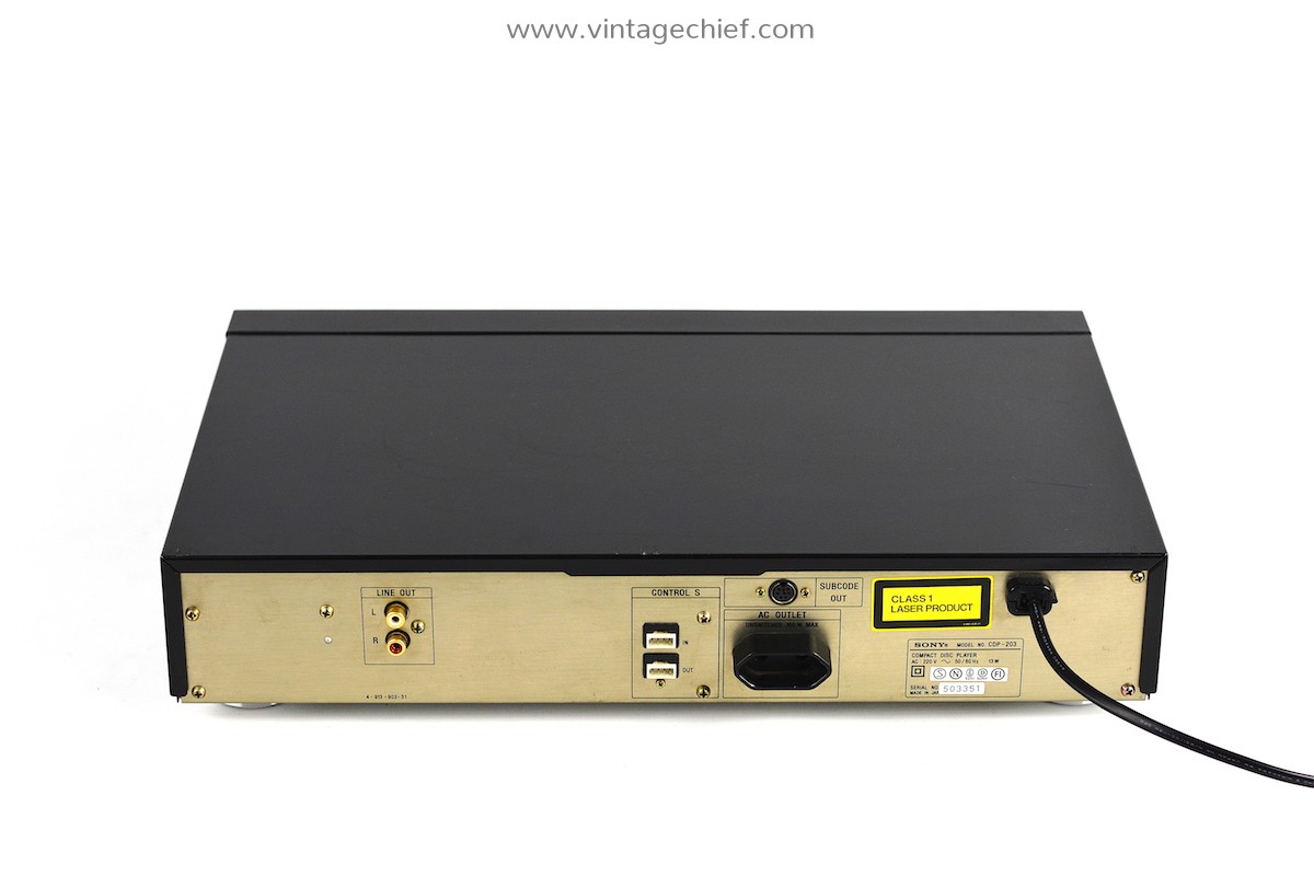 【希少・動作品】SONY CDP-203 CDプレーヤー　ソニー SONY CDP-203の仕様 ソニー