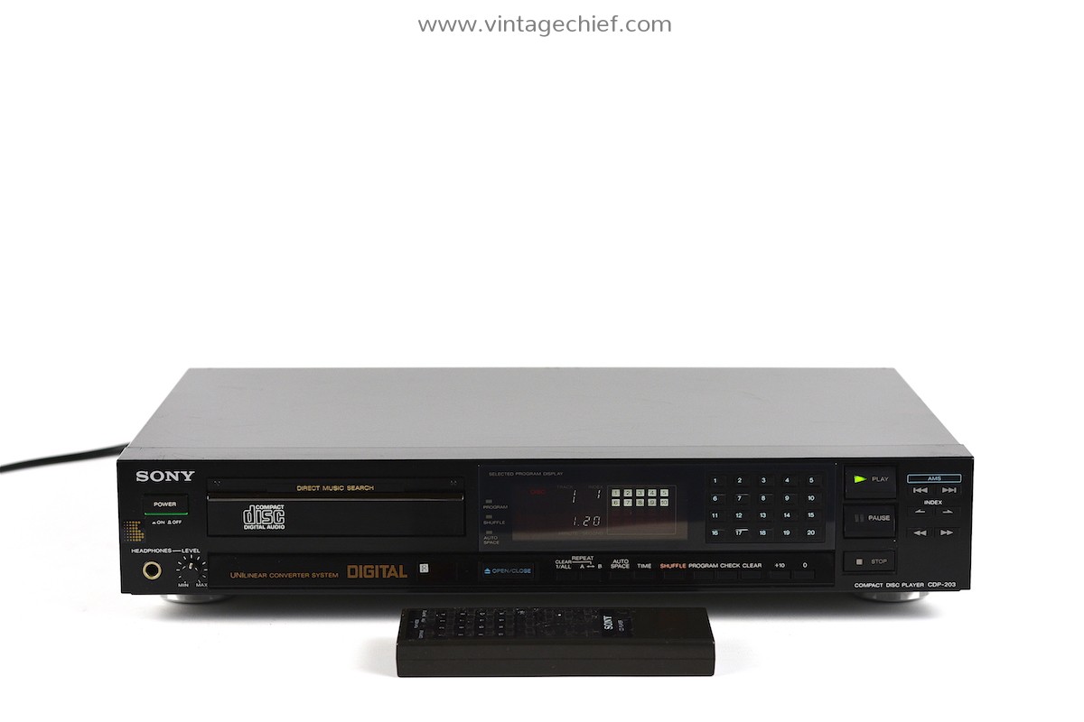 【希少・動作品】SONY CDP-203 CDプレーヤー　ソニー SONY CDP-203の仕様 ソニー
