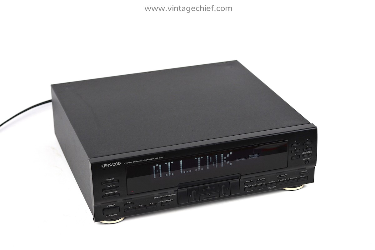 Audiophile Kenwood GE-940 14 Band Stereo Graphic Equalizer