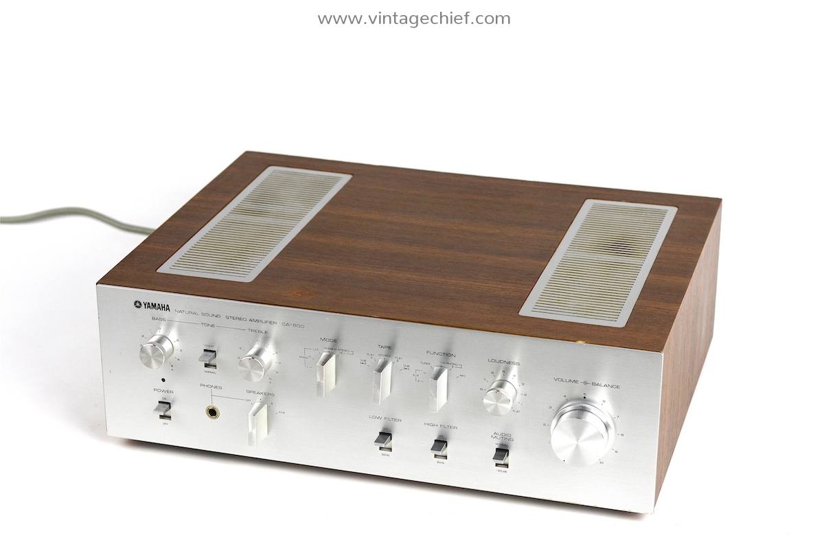 YAMAHA プリメインアンプ CA-600 Yamaha CA-600 Vintage Integrated Stereo Amplifier Tested