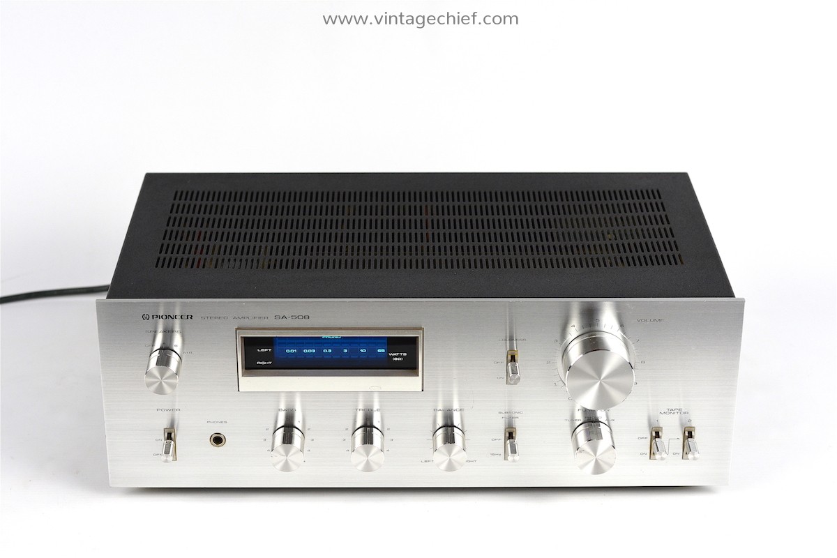 Pioneer SA508 Integrated Stereo Amplifier Blue Line Phono — free download
