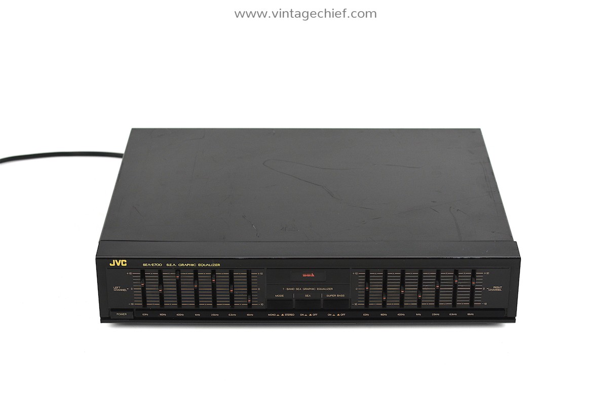 JVC SEAE700BK Equalizer 7 Band Stereo Graphic Equalizer Audio HiFi