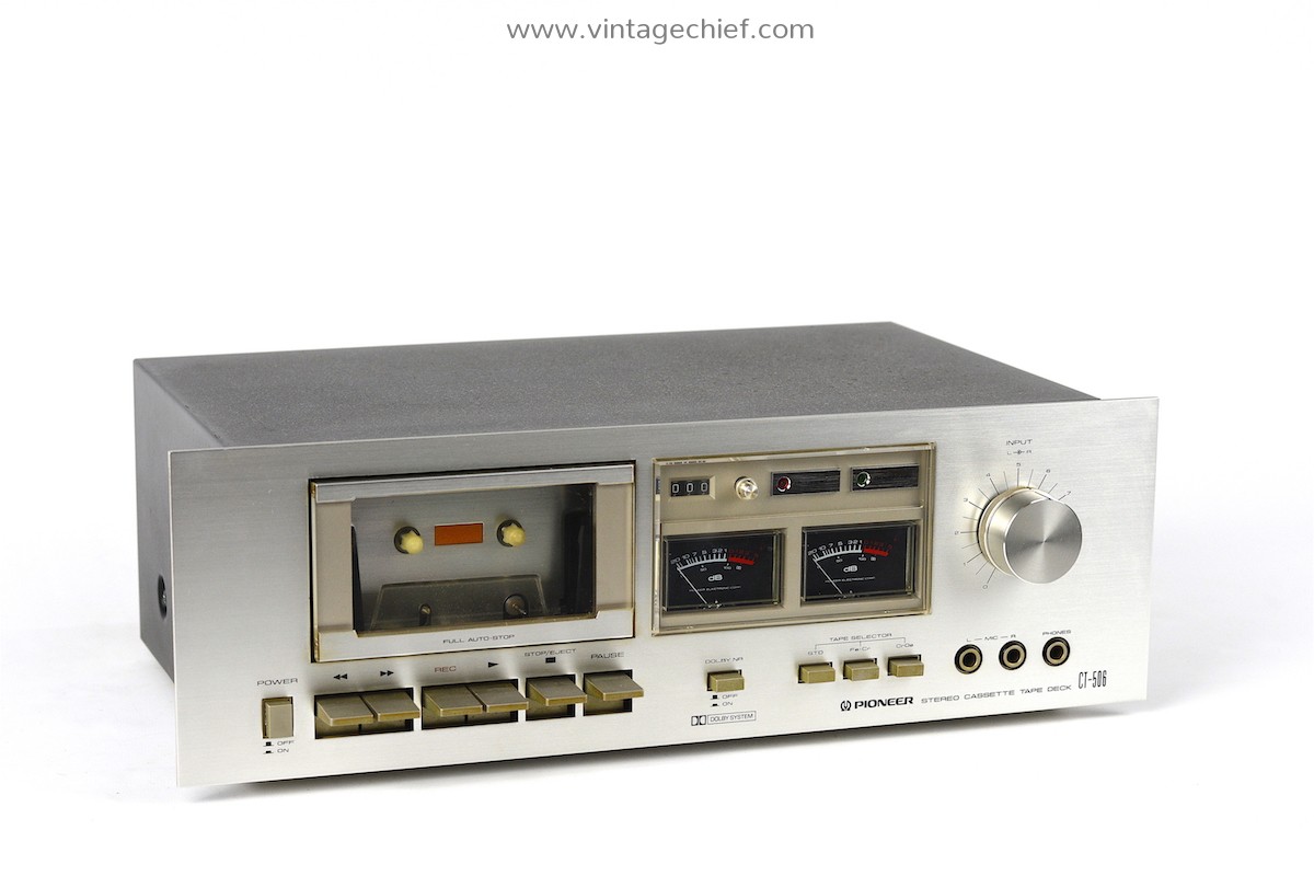 Platine Cassette Pioneer CT-506 Vintage Hi-Fi Japon + Notice D'utilisation