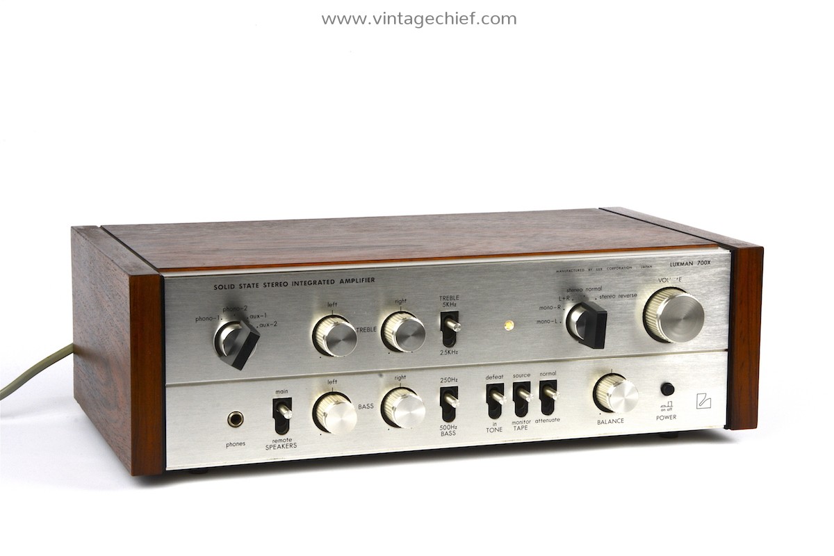 Luxman SQ-700X Amplifier | Wooden Case | Phono | Vintage | Audio