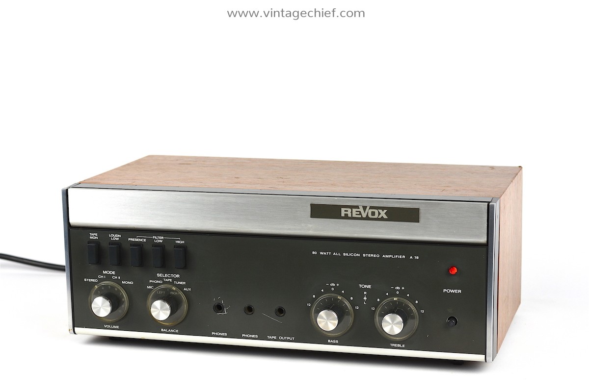 Revox リボックス A78 Stereo Amplifier ステレオアンプ (2165131)-