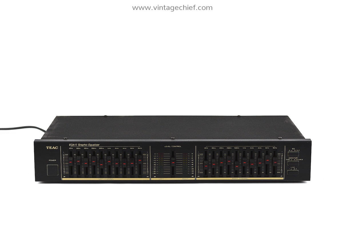 TEAC EQA20 Stereo Graphic 10 Band EQ Equalizer Spectrum Analyzer