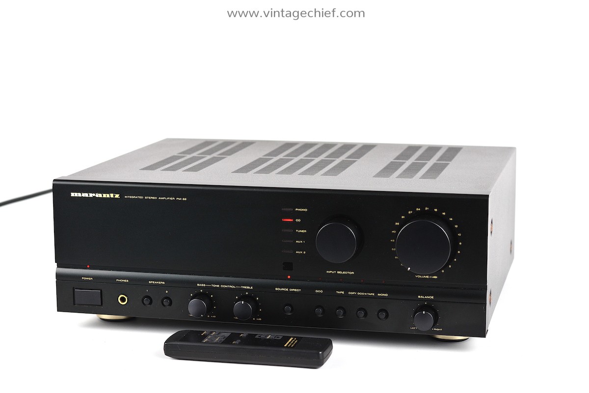 Marantz PM-62 Amplifier + RC-62PM Remote Control | Phono MM MC