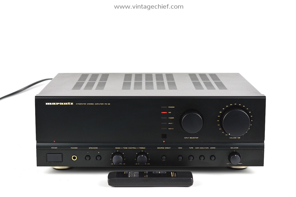 Marantz PM-62 Amplifier + RC-62PM Remote Control | Phono MM MC