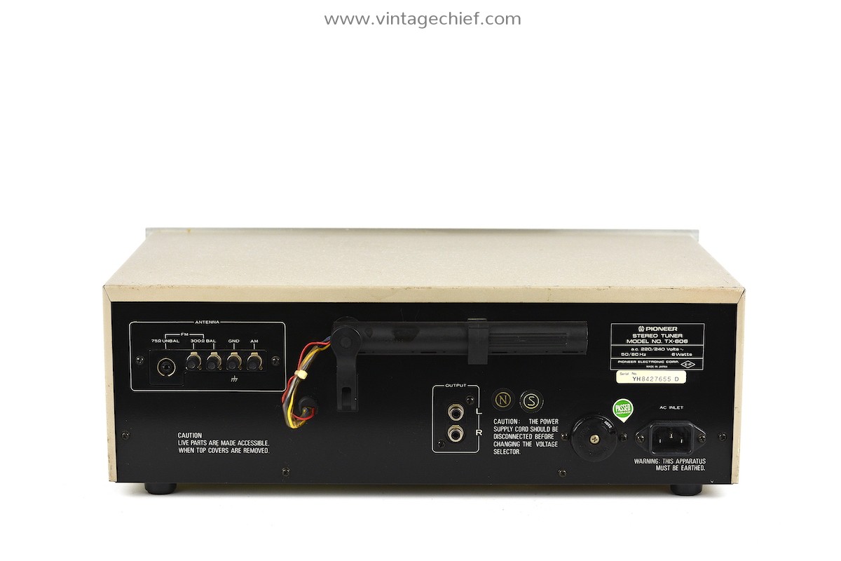 Tuner Radio Pioneer Stereo Tuner Tx-606 / Vintage Tuner Radi à Villeurbanne 21546715