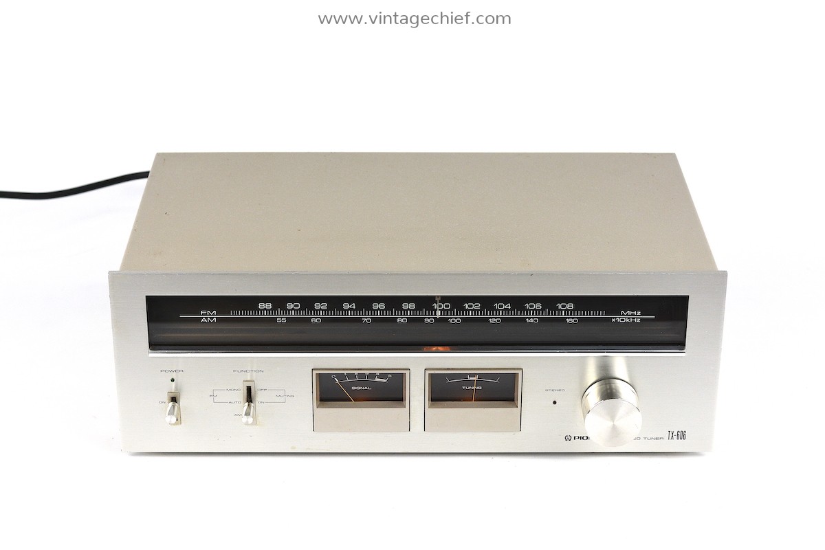Pioneer TX-606 FM AM Tuner | Vintage | Radio | Audio | HiFi
