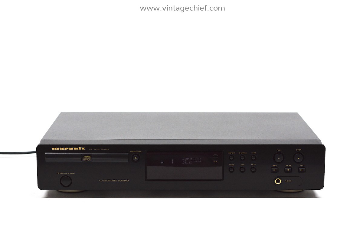 USER MANUAL Marantz CD4000 Operating Instructions Compact Disc CD Player 