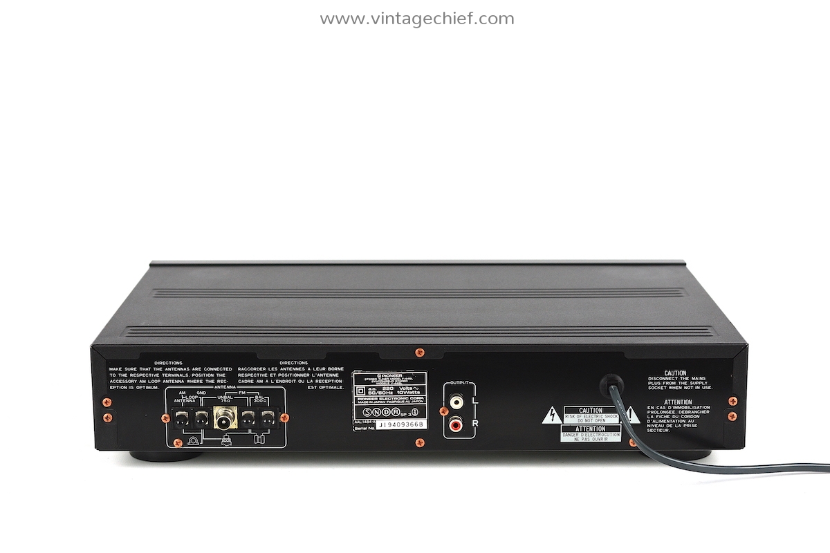 Pioneer F-401L Tuner AM/FM Numérique – Vintage, Quelques Signes D'usage, Son Au Top !