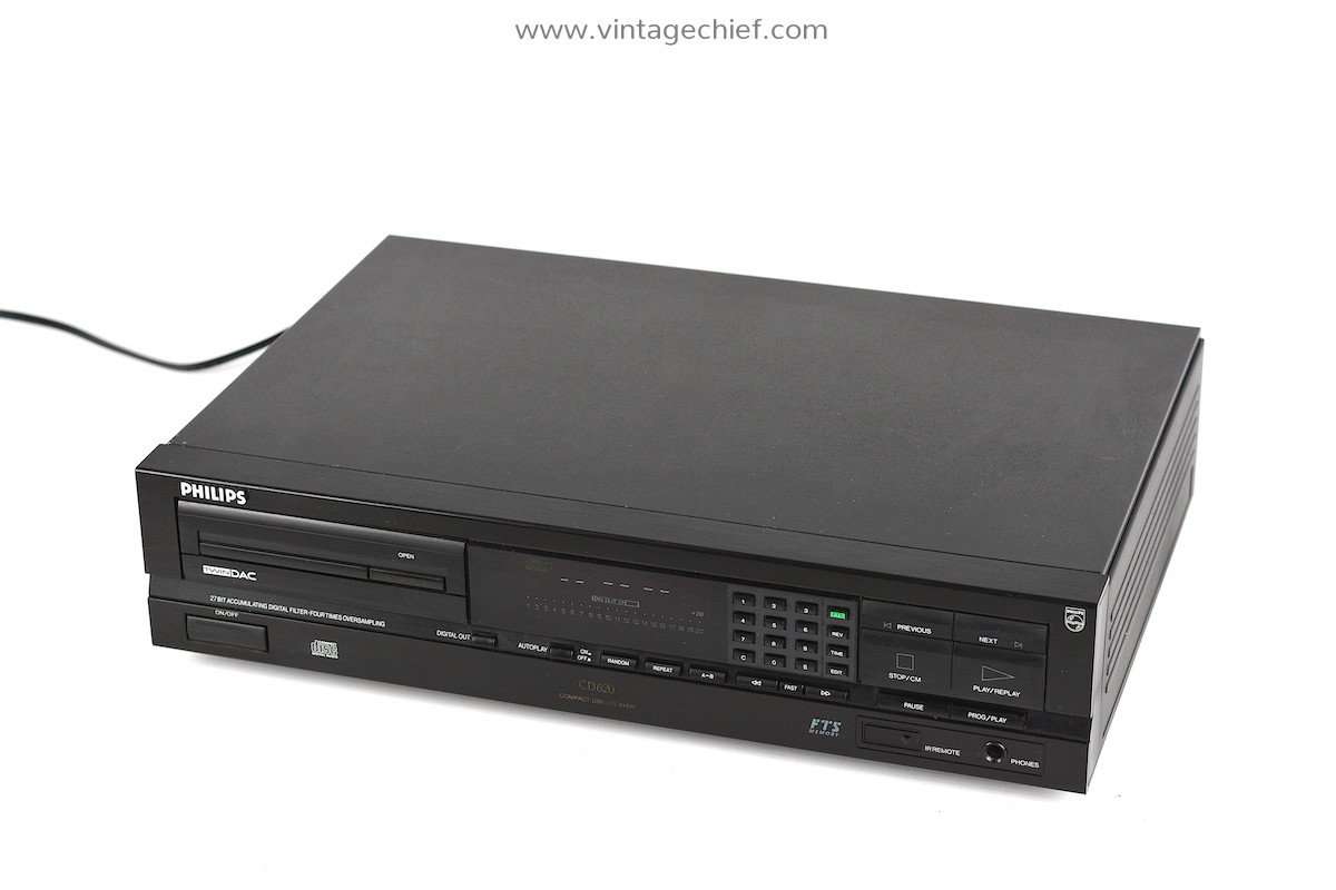 Philips CD620 CD Player | Defective | For Parts or Repair