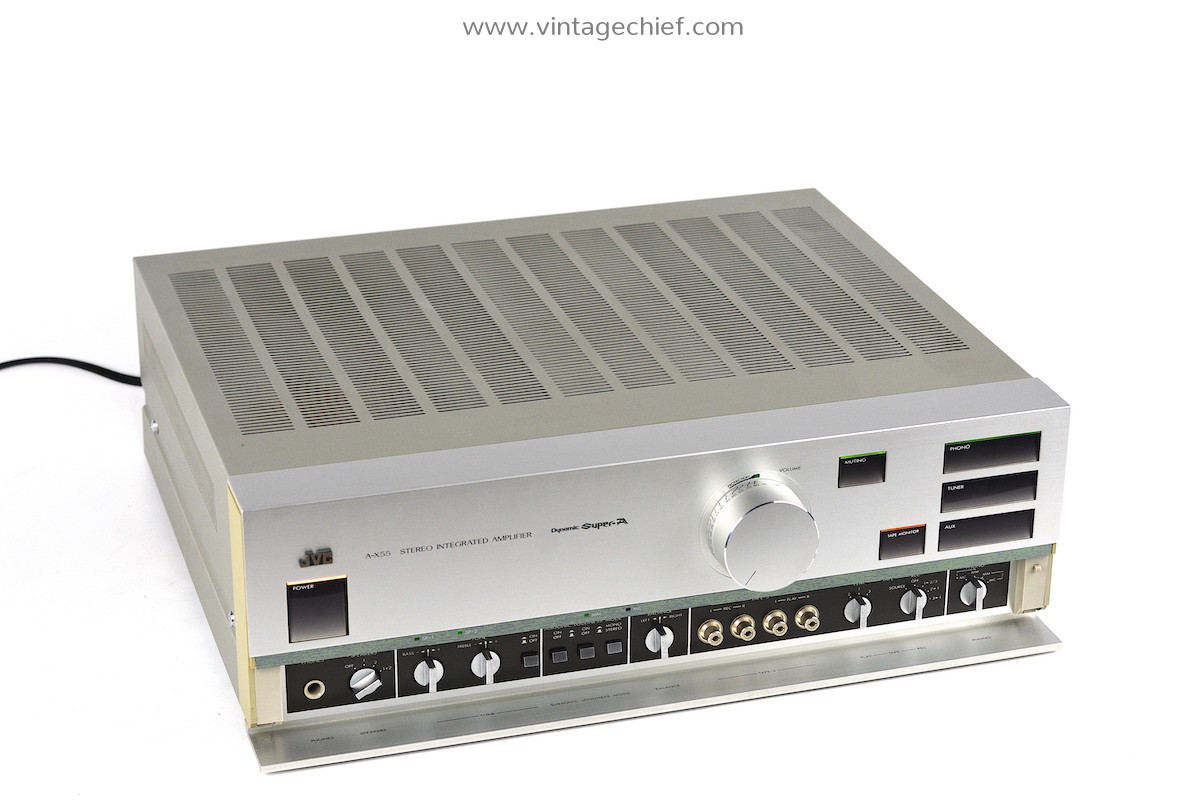 High End JVC A-X55 Amplifier | Dynamic Super A | Serviced | Phono