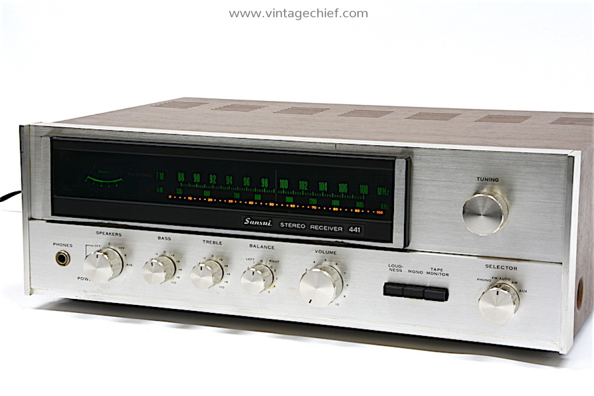 SANSUI STEREO RECEIVER ステレオレシーバー 441 Vintage Sansui 441 Receiver | Serviced | Phono | Audio | HiFi | Stereo