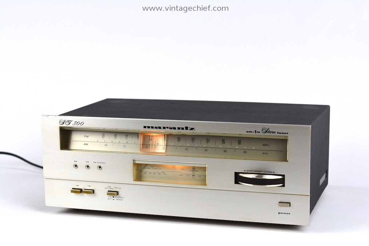 Marantz ST-300 FM AM Tuner + Manual | Serviced | Gyro Touch Tuning