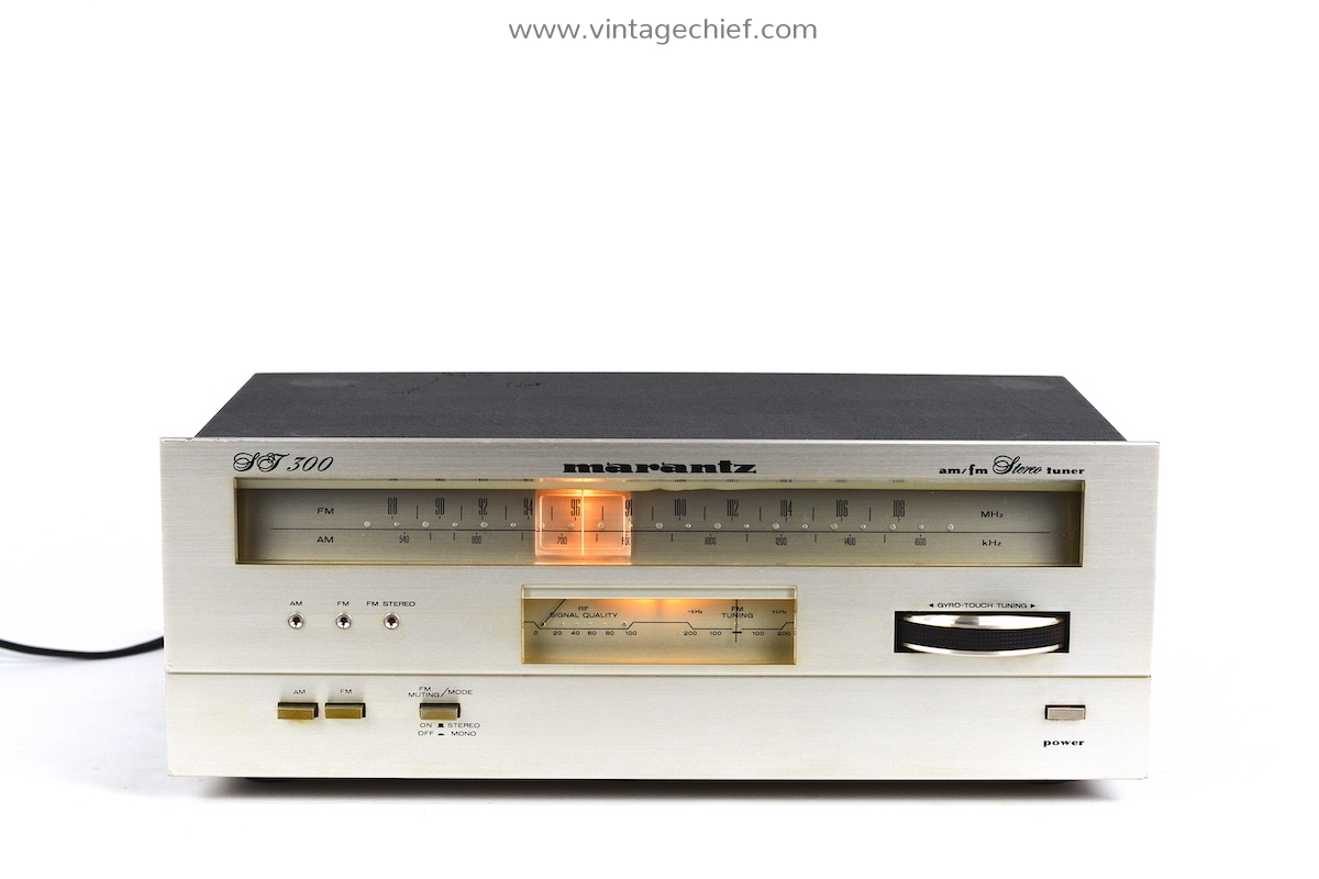 Marantz ST-300 FM AM Tuner + Manual | Serviced | Gyro Touch Tuning