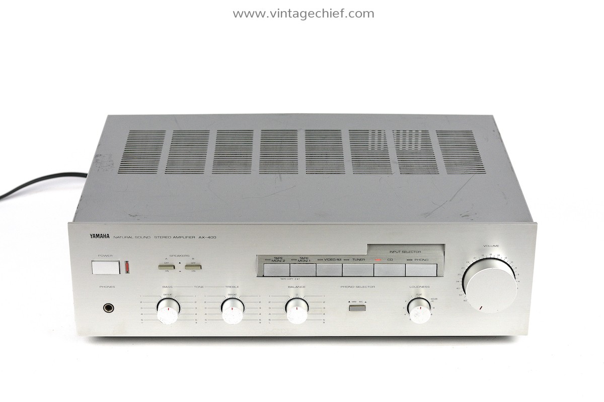 Yamaha AX-400 Natural Sound Amplifier | Serviced | Phono MM MC