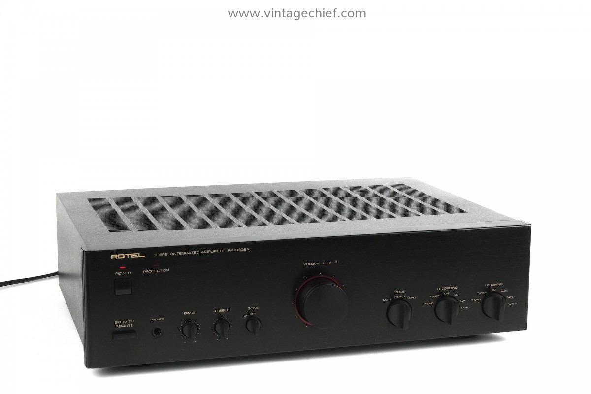 High End Rotel RA-980BX Amplifier | 2 x 100 Watt | Phono
